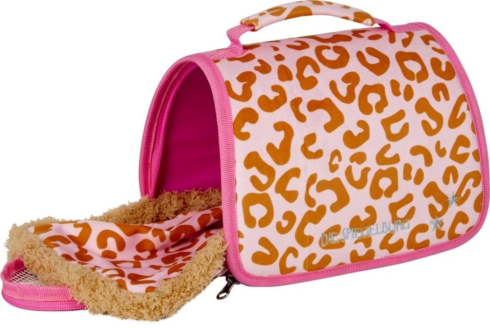 Reisetasche für Plüschtiere Leo rosa - Lustige Tierparade