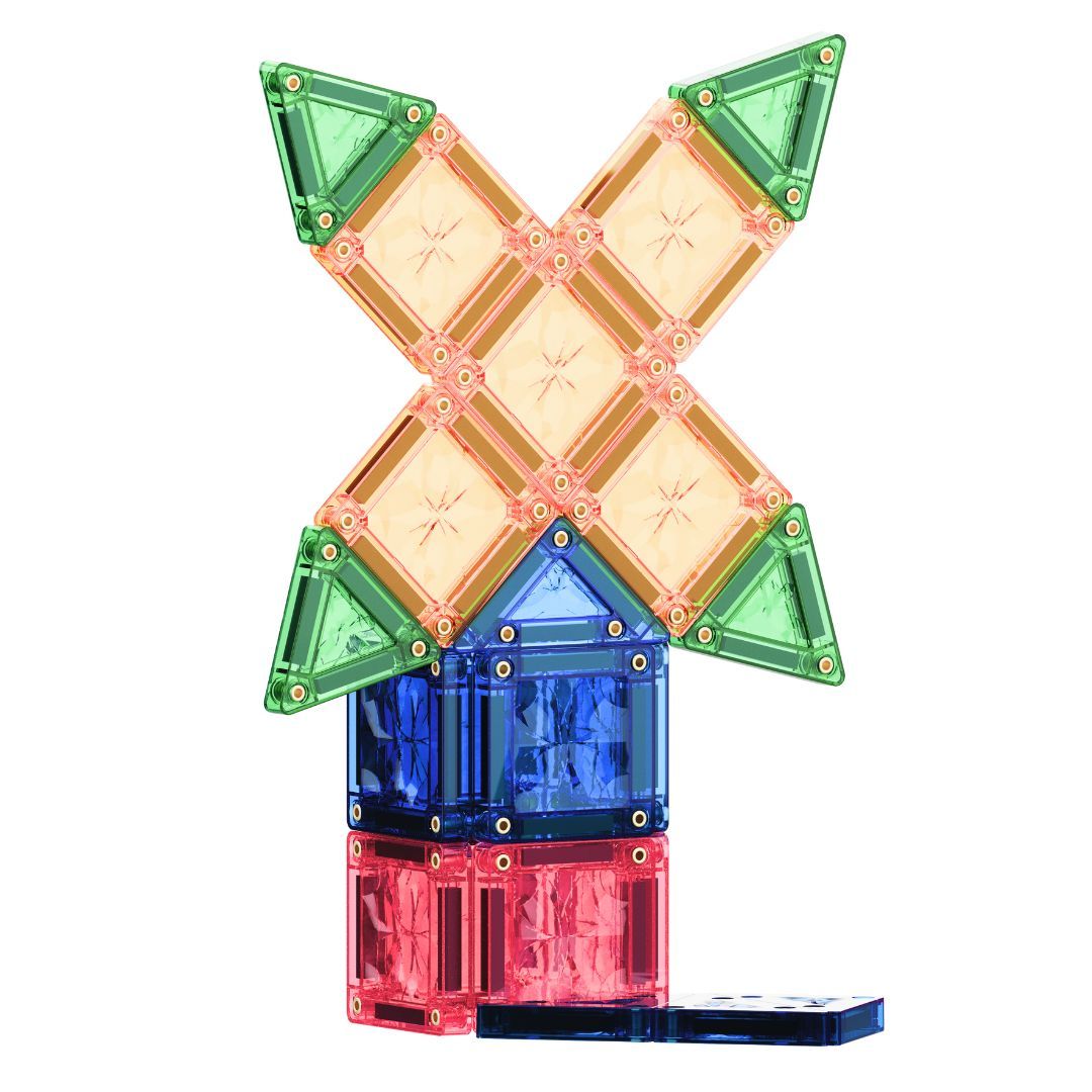 Cleverclixx Mini Tiles Pack Pastell Magnetbausteine (28 Teile)