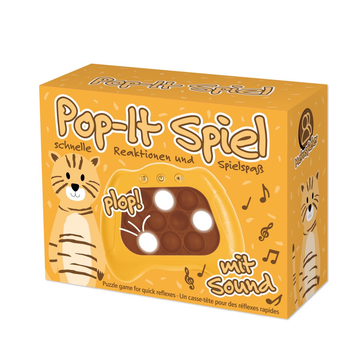 Pop It Puzzle Game Tiger - Lutz Mauder Verlag