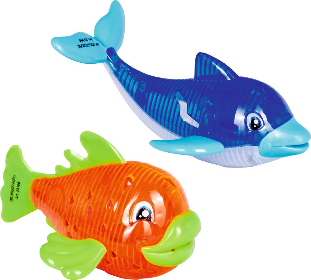 Leuchtende Wassertiere Delfin/Fisch (verschiedene Designs, 1 Stück)