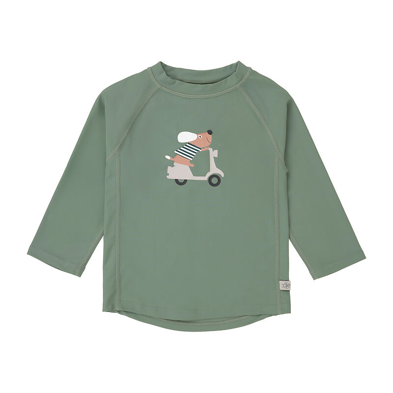 UV-Shirt langarm Scooter/Dog green - Gr. 74/80