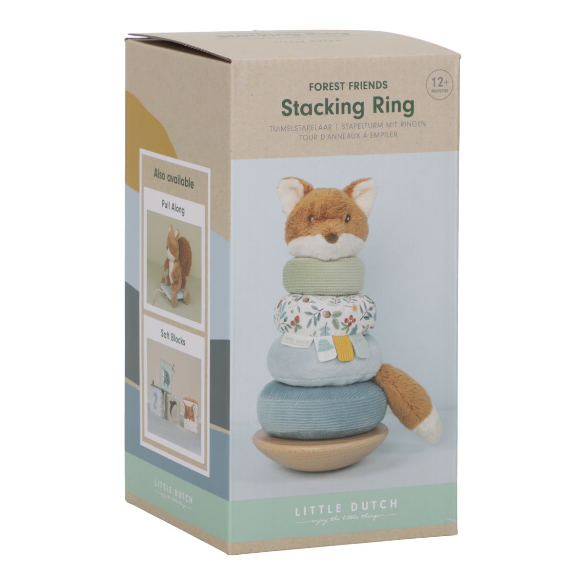 Stapelturm mit Ringen - Forest Friends - Little Dutch