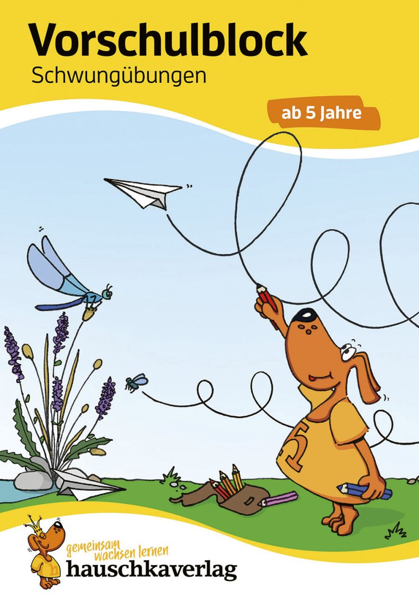 Vorschulblock - Schwungübungen - Hauschka Verlag 5+