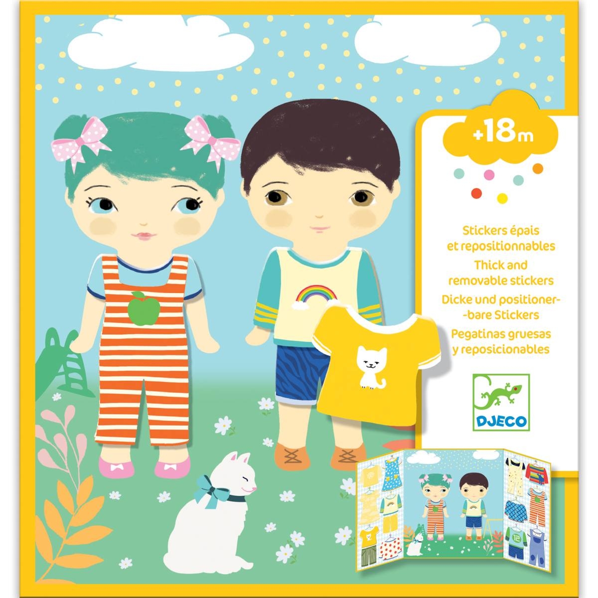 Sticker Kleidung - DJECO