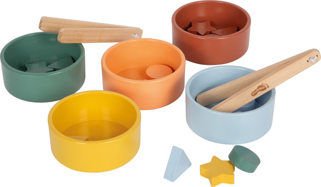 Montessori Sortierspiel mit Zange - Small Foot