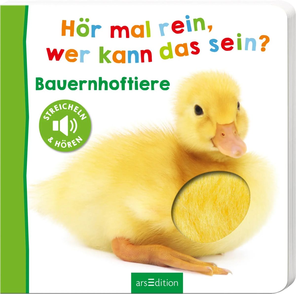 Hör mal rein, wer kann das sein? – Bauernhoftiere (Streicheln & Hören)