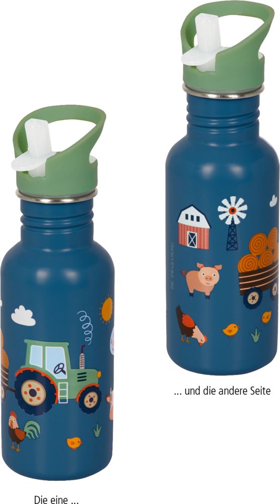 Edelstahlflasche Traktor Ed.2 (0,5 l) - Wenn ich mal groß bin