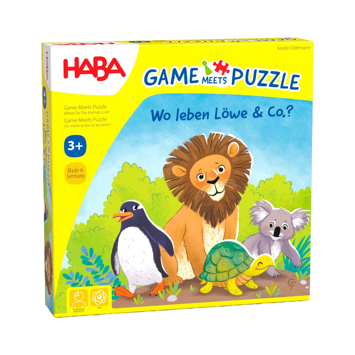 HABA Game meets Puzzle - Wo leben Löwe & Co.?