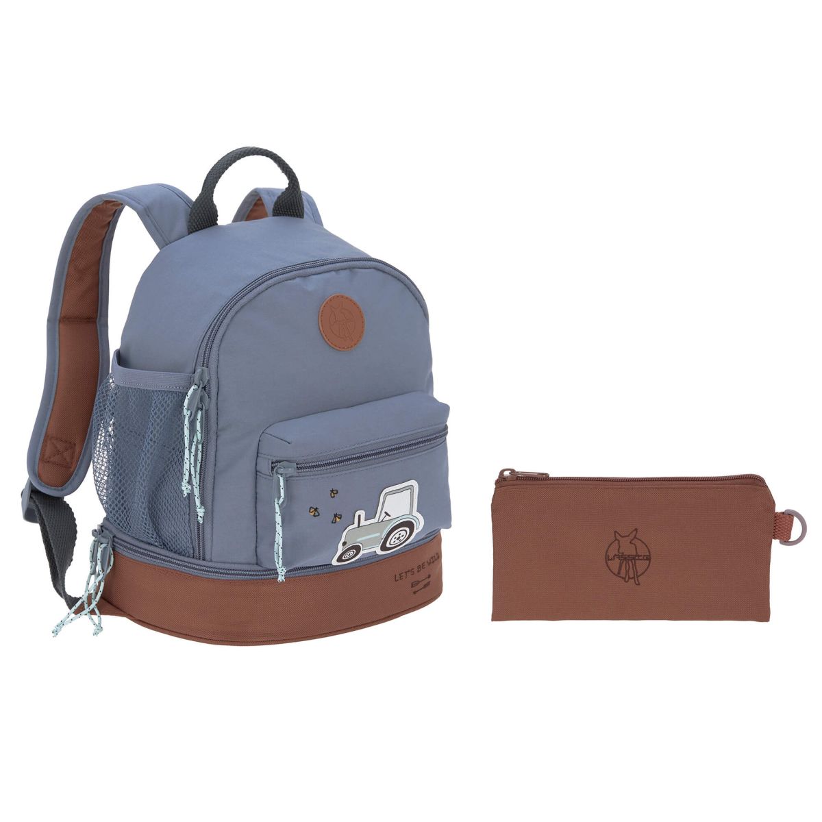 Mini Rucksack Adventure Traktor blau -  Lässig
