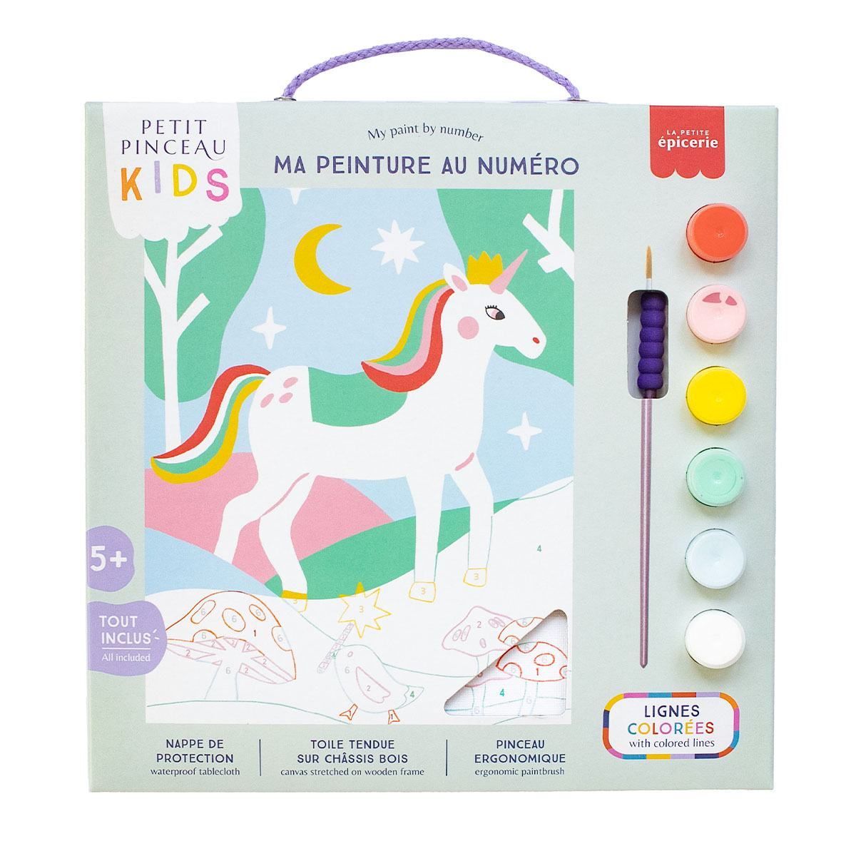 Malen nach Zahlen Set Kids "Einhorn" - La Petite Épicerie
