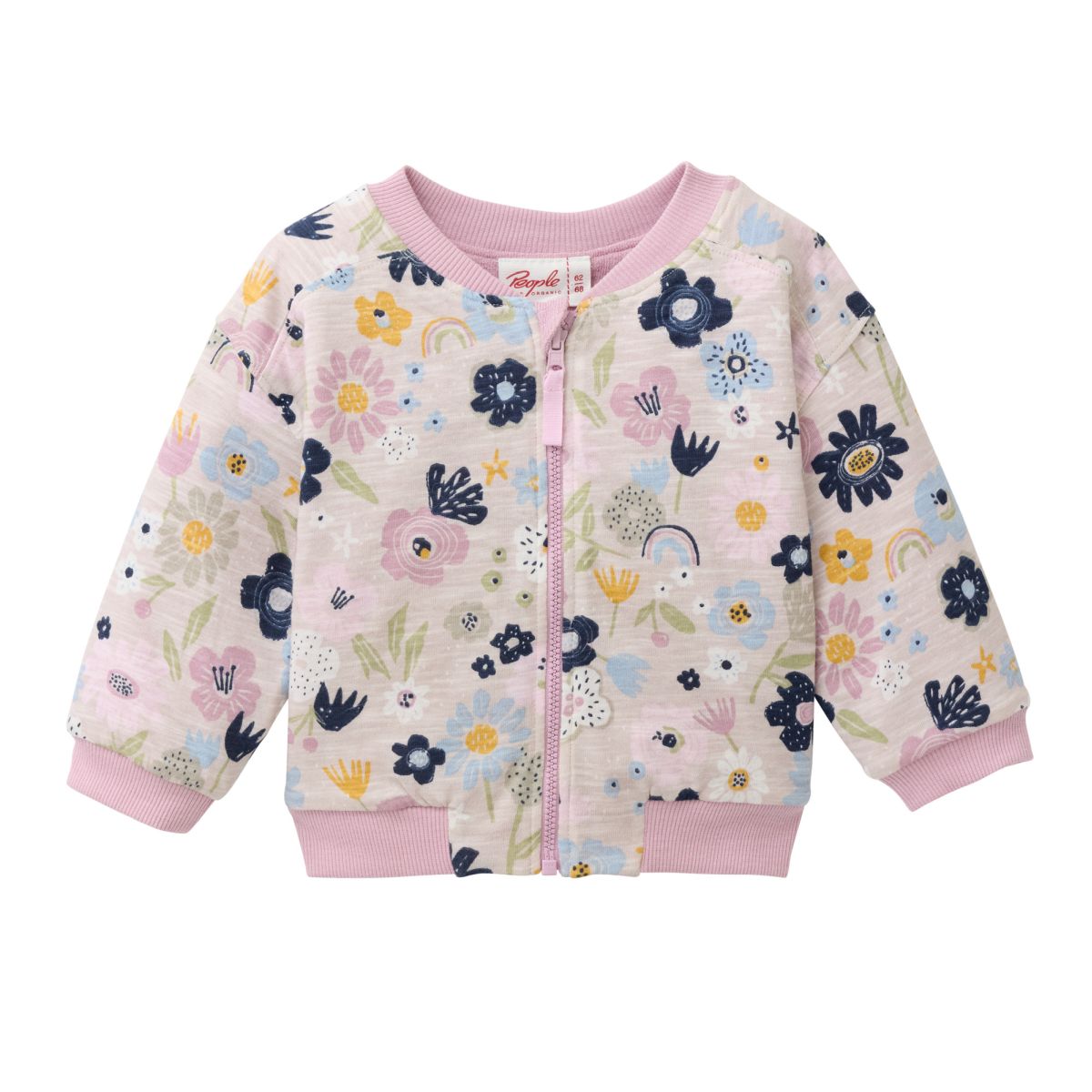 Wendbare-Sweat-Jacke GOTS - 62-68
