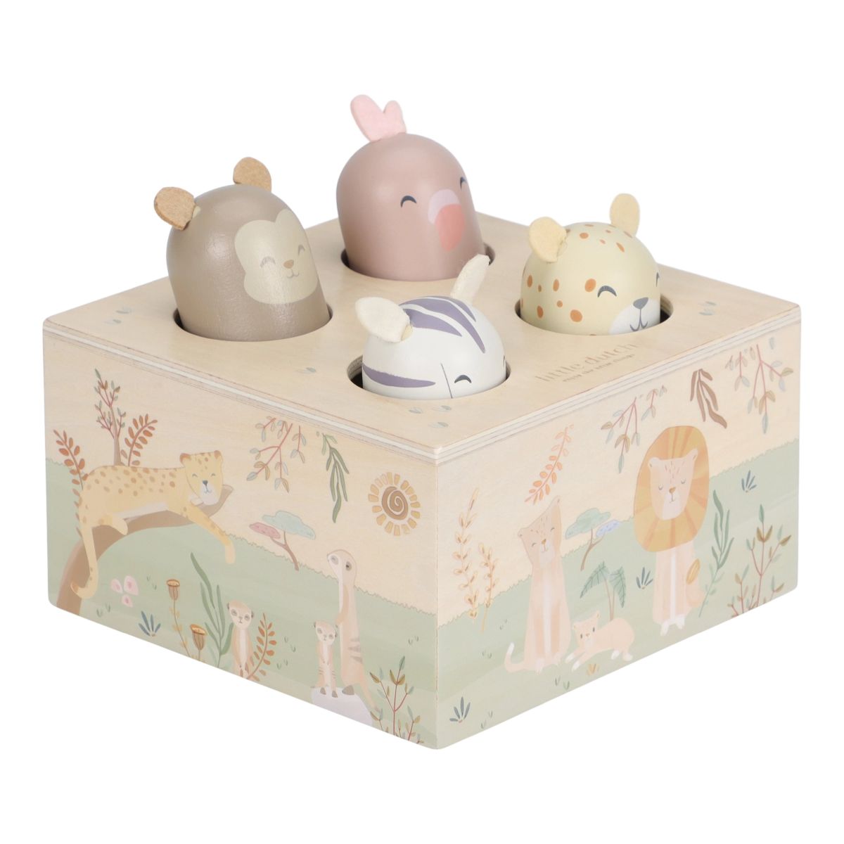 Holz Pop-up Safari Friends - Little Dutch