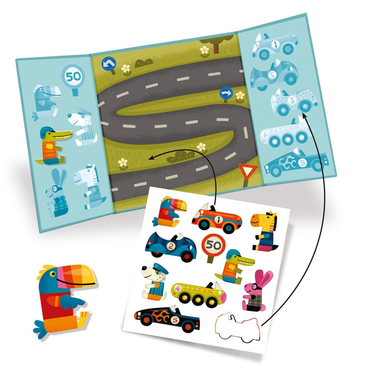 Sticker Autos - DJECO