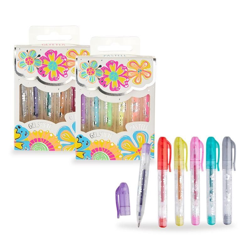 GF-6 Mini-Gelstifte im 6er-Etui  (unterschiedliche Designs, 1 Stück)
