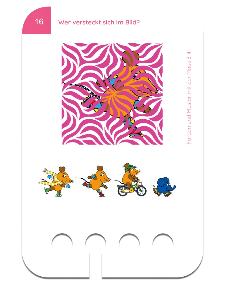 Farben und Muster mit der Maus 3-4 - Kölner Lernspielverlag