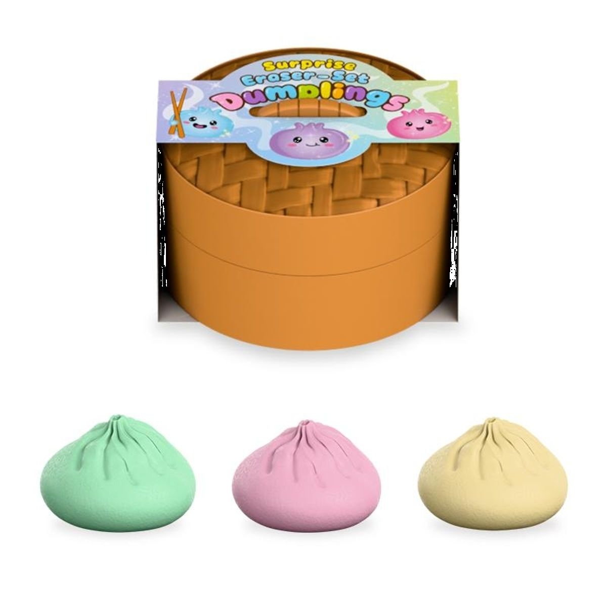 Radierer Dumpling (3er-Set)