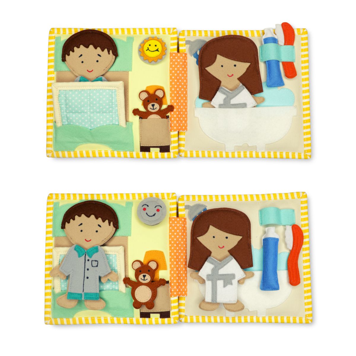 Mini Quiet Book Home Sweet Home (ab 2 Jahre) - Jolly Designs