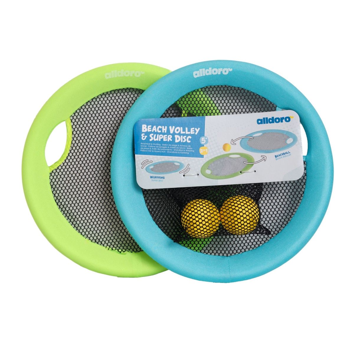 XL 2in1 Beachball-Set & Wurfscheibe - Alldoro