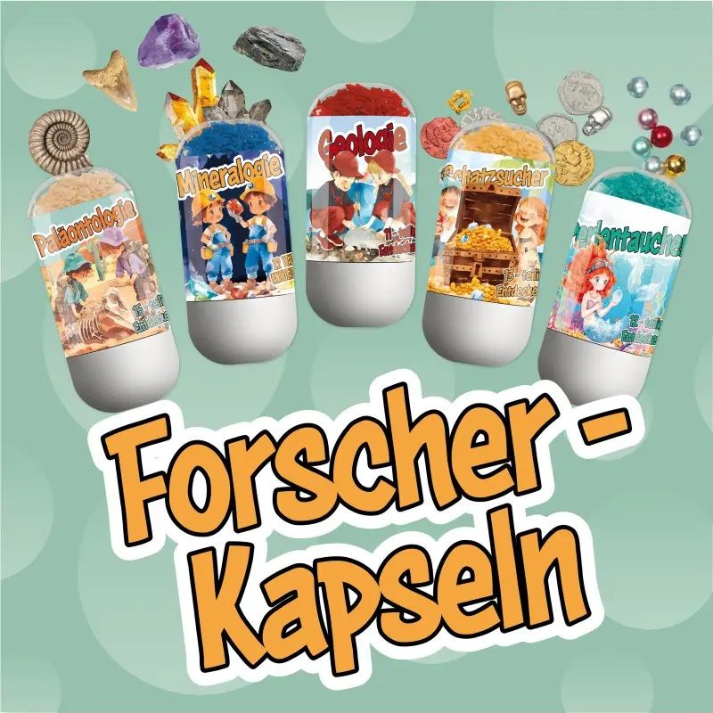TapirElla Forscher Kapsel (1 Stück, verschiedene Designs)