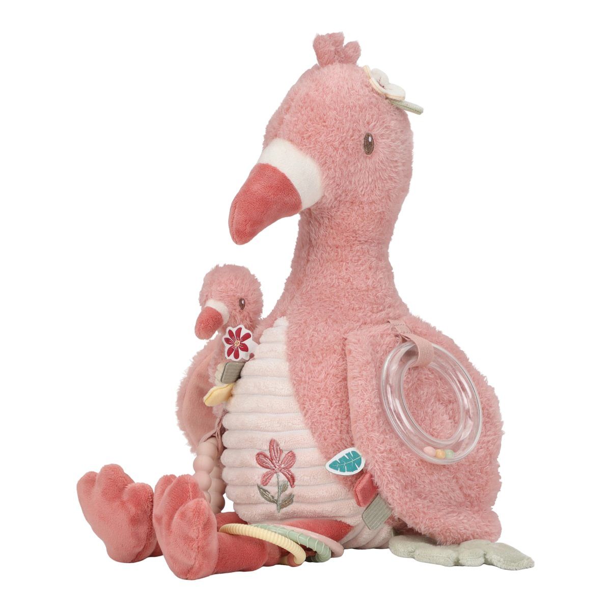 Aktivitäten Kuscheltier Flamingo Safari Friends - Little Dutch