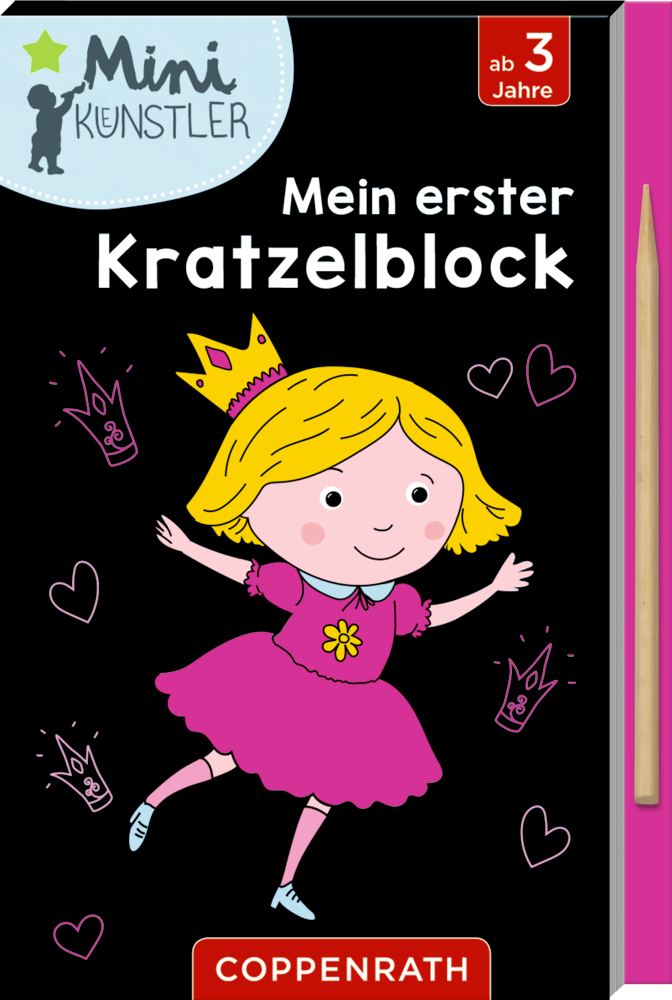 Meine ersten Kratzelbilder (verschiedene Designs, 1 Stück)