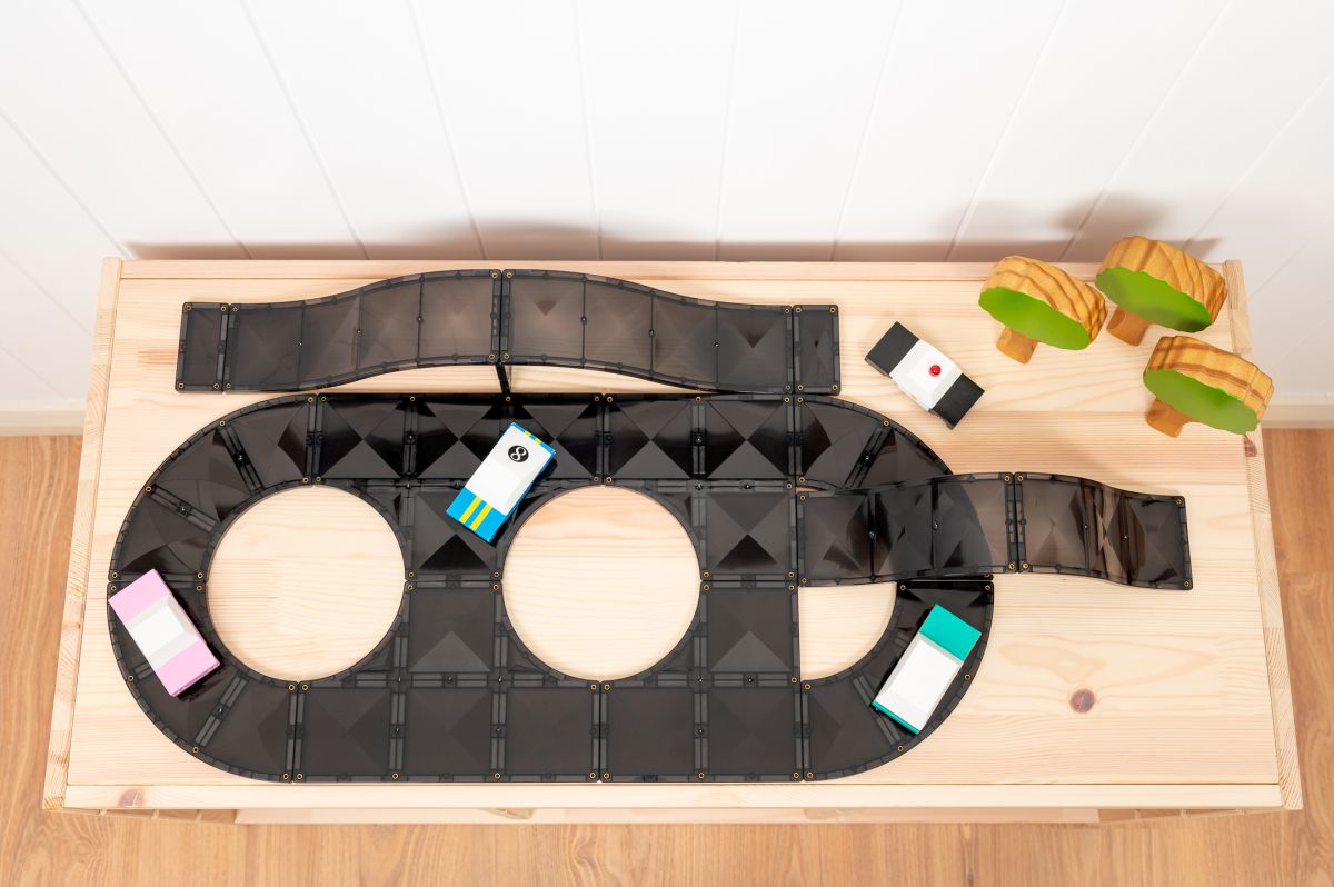 CONNETIX Roads Rampen & Kreuzungen Pack Magnetbausteine 16-teilig