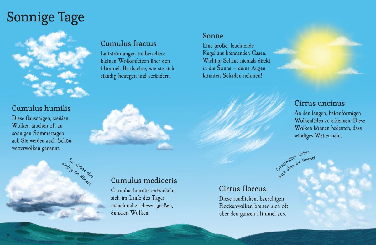 Usborne Minis Naturführer: Wolken und Wetter 6+