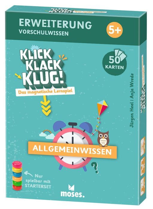 Klick Klack Klug Kartenset Allgemeinwissen 5+
