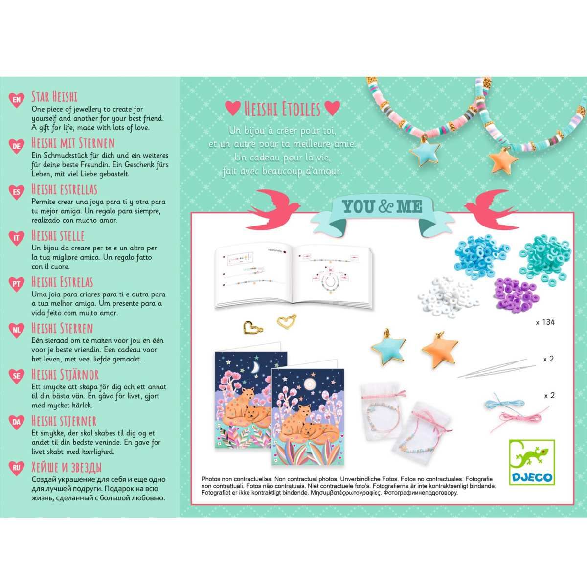 Schmuck basteln: Sterne - Djeco