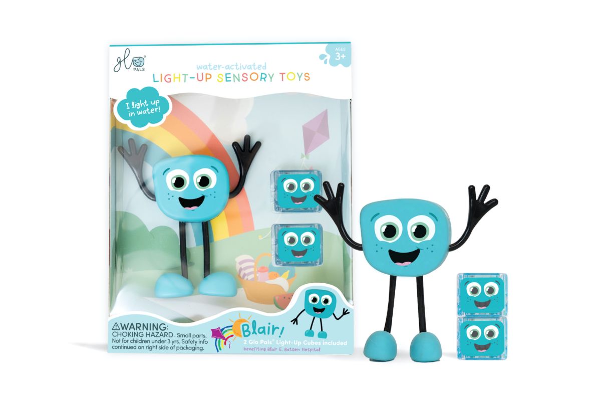 Glo Pals Badespielzeug Charakter Blair Blau