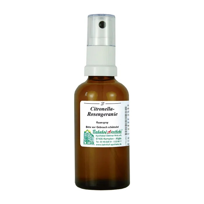 Citronella-Rosengeranie-Öl Raumspray 50ml - Bahnhof Apotheke