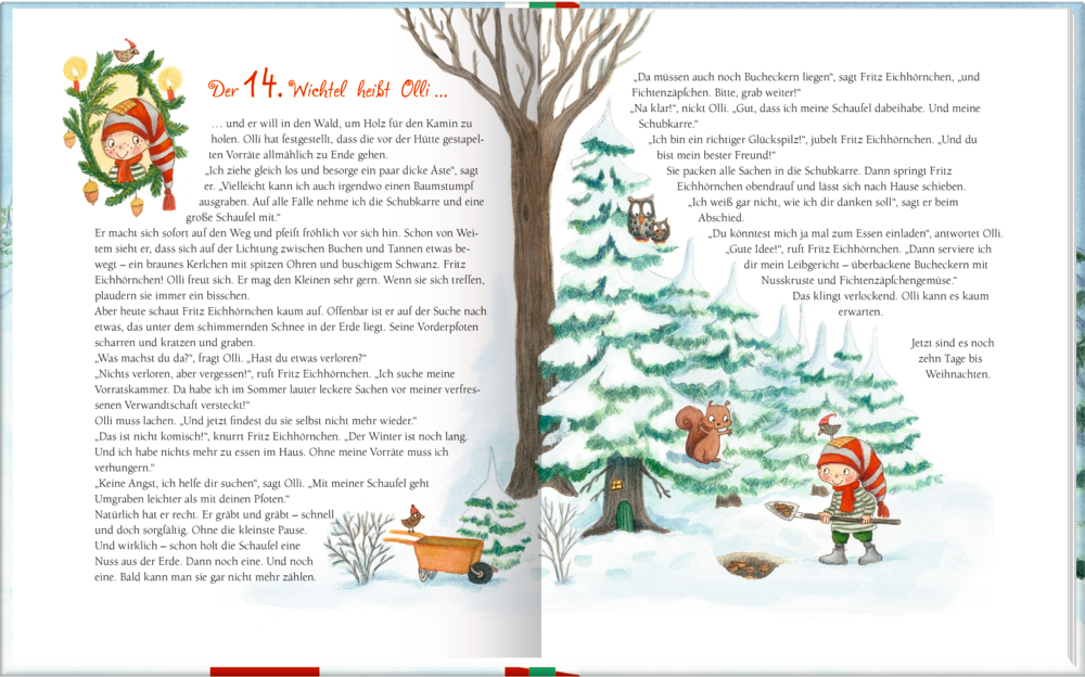 24 Weihnachtswichtel 3+ (Geschichten & Gedichte im Advent)