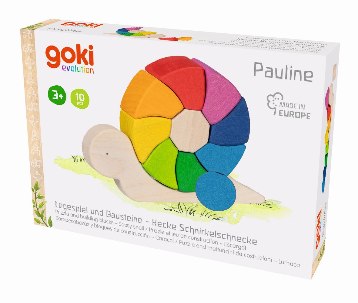 Bausteine Kecke Schnirkelschnecke Pauline - Goki