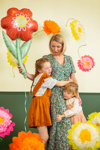 Folienballon Blume, 53x96 cm - Party Deco
