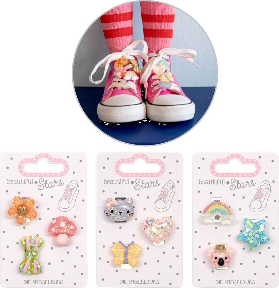 Sneaker Charms - beautiful Stars (verschiedene Designs, 1 Stück)