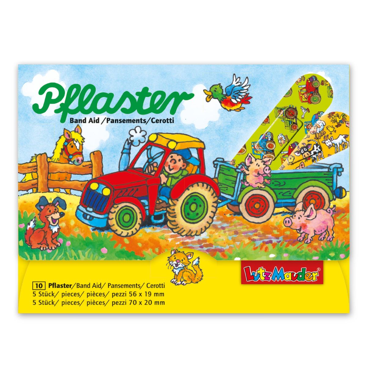 Kinderpflaster für kleine Traktorfans - Lutz Mauder Verlag (2x5 Stück)