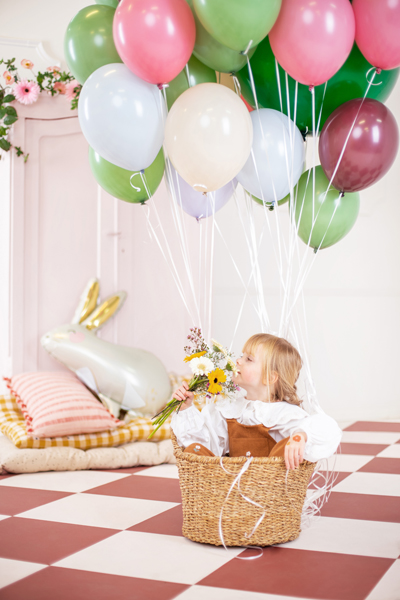 Folienballon Hase, 67x88 cm - Party Deco