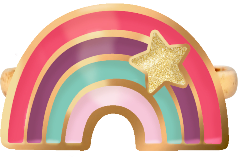 Ring - Prinzessin Lillifee (Glitter&Gold) (verschiedene Designs, 1 Stück)