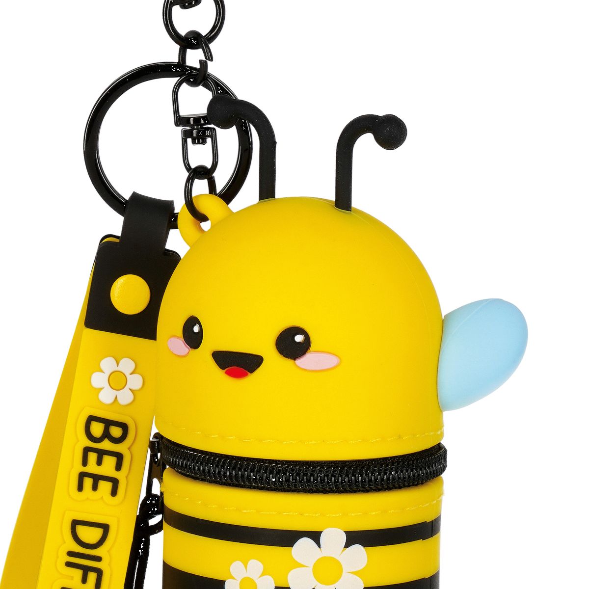 Mini Kawaii Münztasche mit Schlüsselanhänger Biene - Legami
