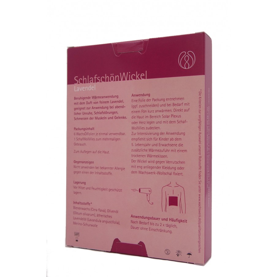 SchlafSchönWickel Lavendel - Wachswerk