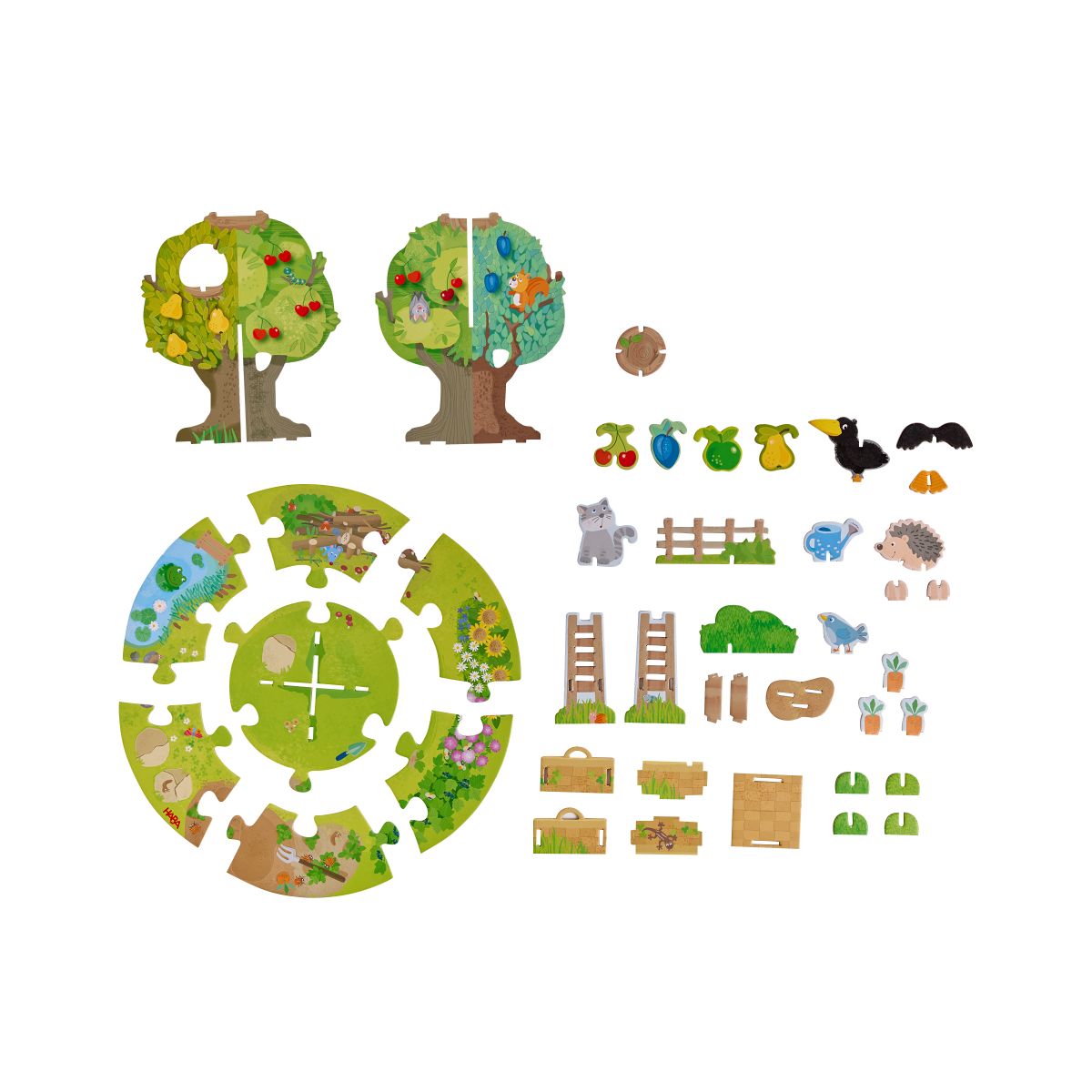 HABA 3D-Puzzle-Spielwelt Obstgarten