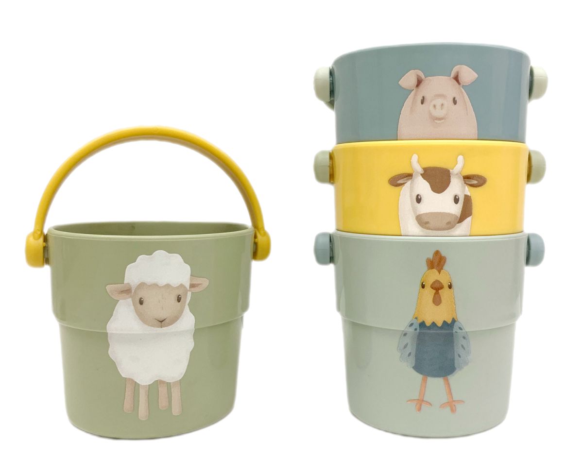 Badewannen-Becher Little Farm (4er Set) - Little Dutch
