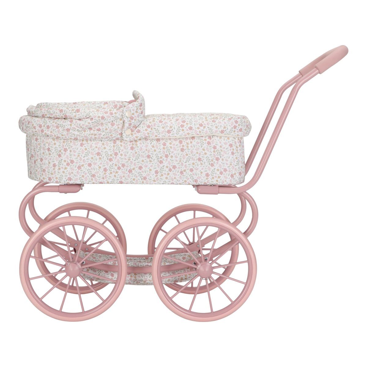 Metall-Puppenwagen Soft Flowers - Little Dutch