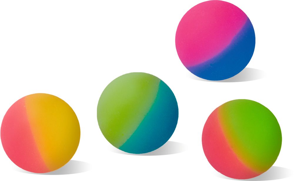 Farbenfroher Flummi - Bunte Geschenke (verschiedene Designs, 1 Stück)