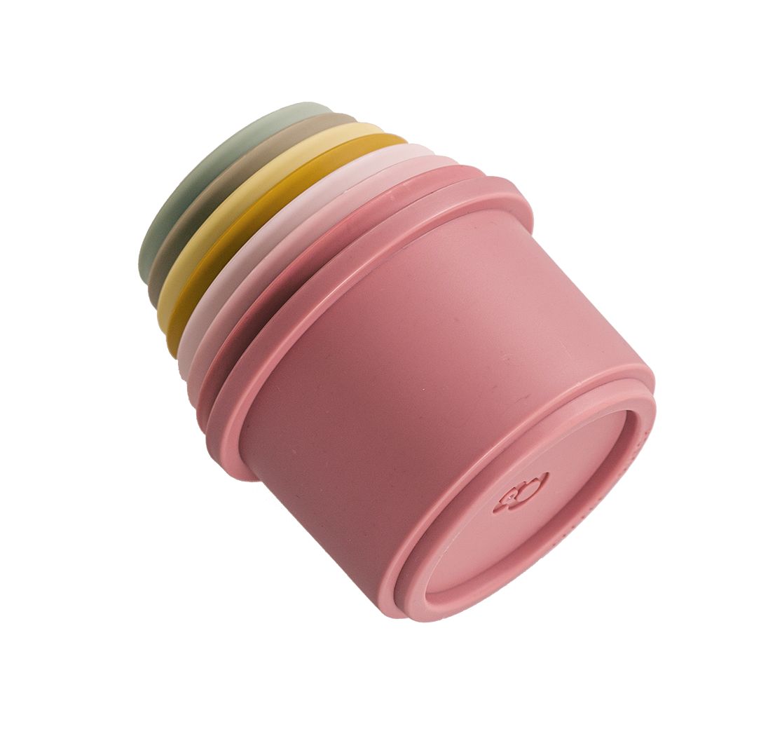 Stapelbecher pink  - Little Dutch