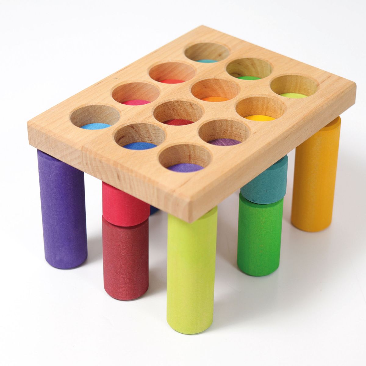 Grimm`s Steckspiel kleine Walzen Regenbogen 10575