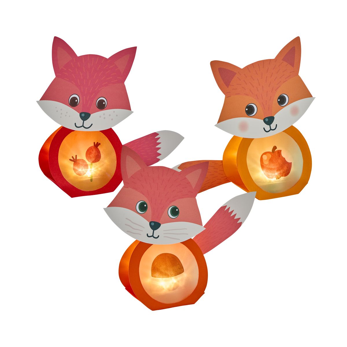 HABA Bastelset - Erstes Kleben Minilichter Fuchs    HERBST