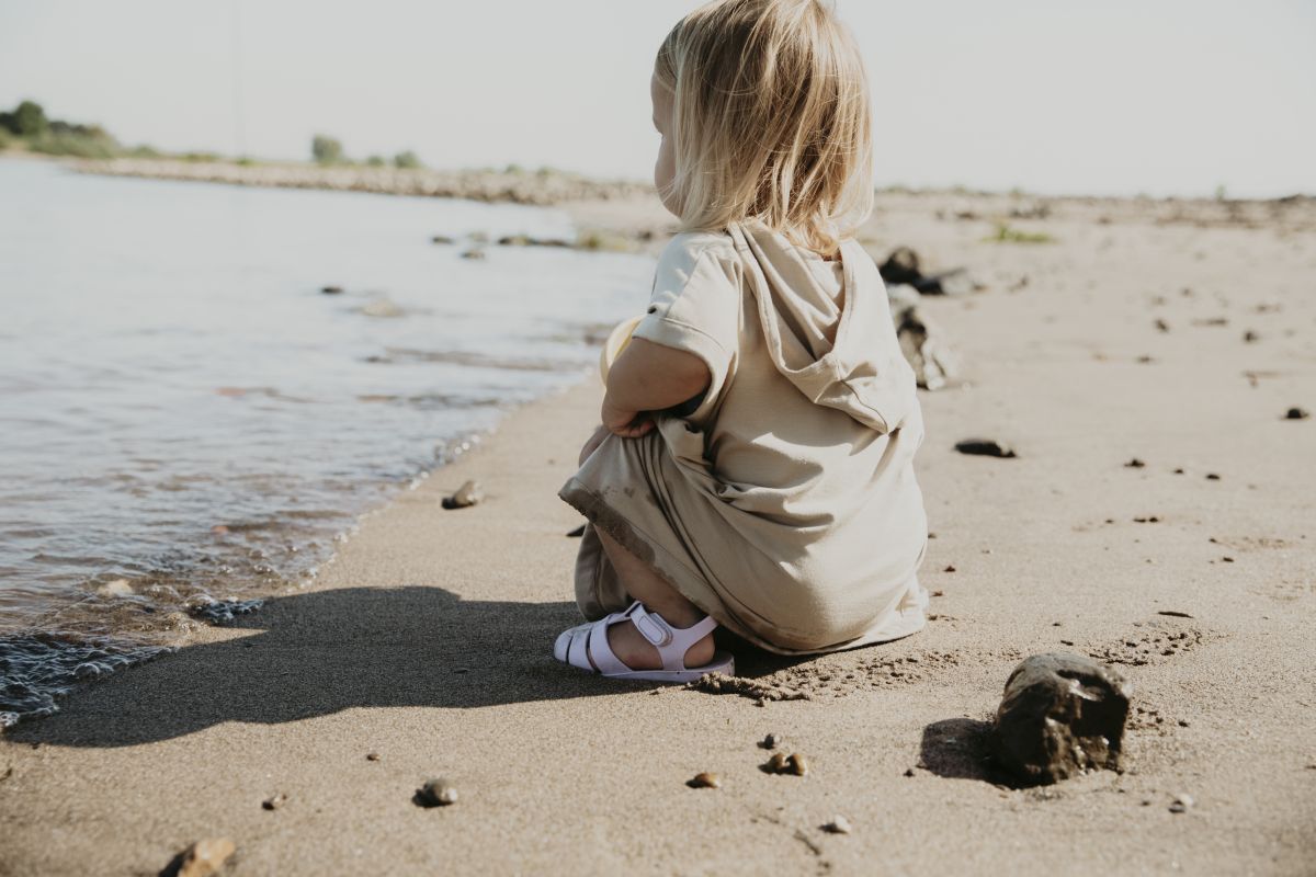 Cloby UV Poncho sandy beach - Gr. 1-3 Jahre