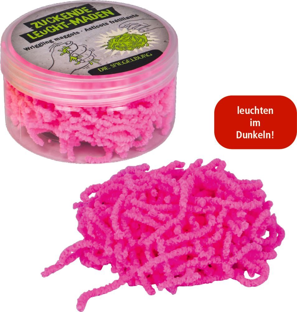 Zuckende Leucht-Maden - Wild+Cool (verschiedene Designs, 1 Stück)