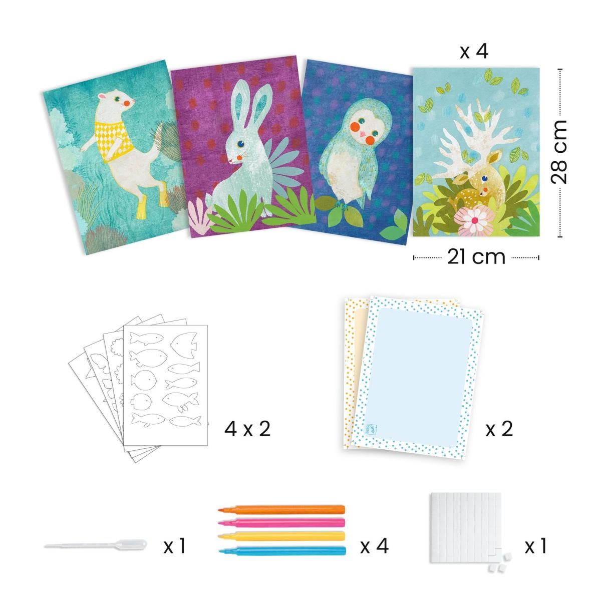 Malset 3-6: Mit Löschpapier - Djeco